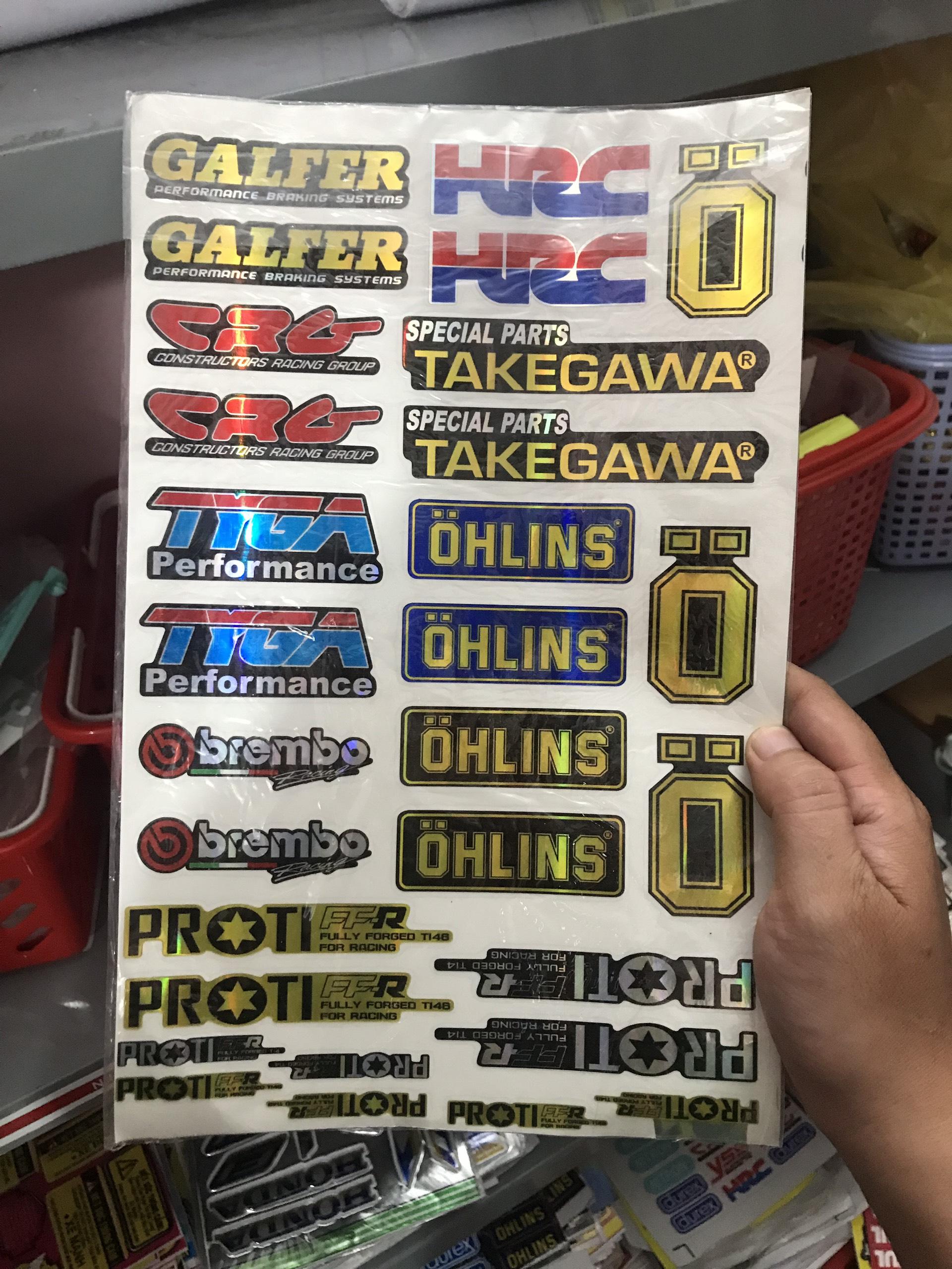 Tem xe 7 màu ohlins,repsol,showa