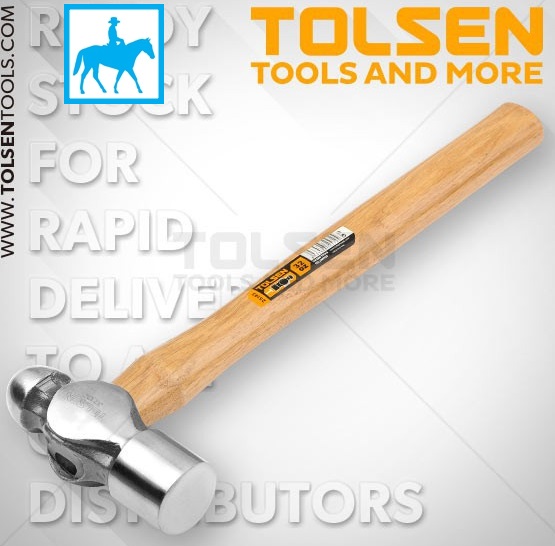 [HCM]Búa Đầu Tròn Đầu Bi Cán Gỗ TOLSEN 25142
