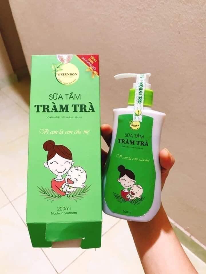 SỮA TẮM TRÀM TRÀ GREENBON CHO BÉ