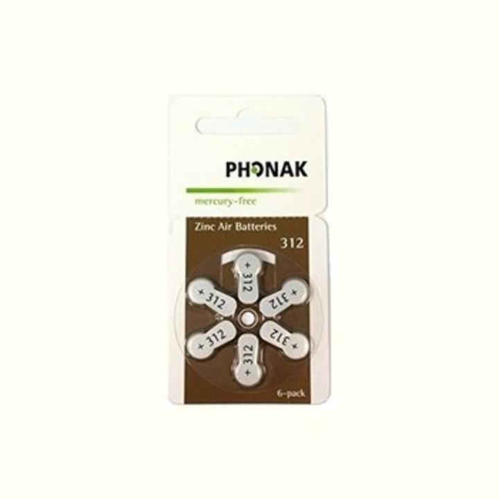 pin máy trợ thính nhét tai phonak 312