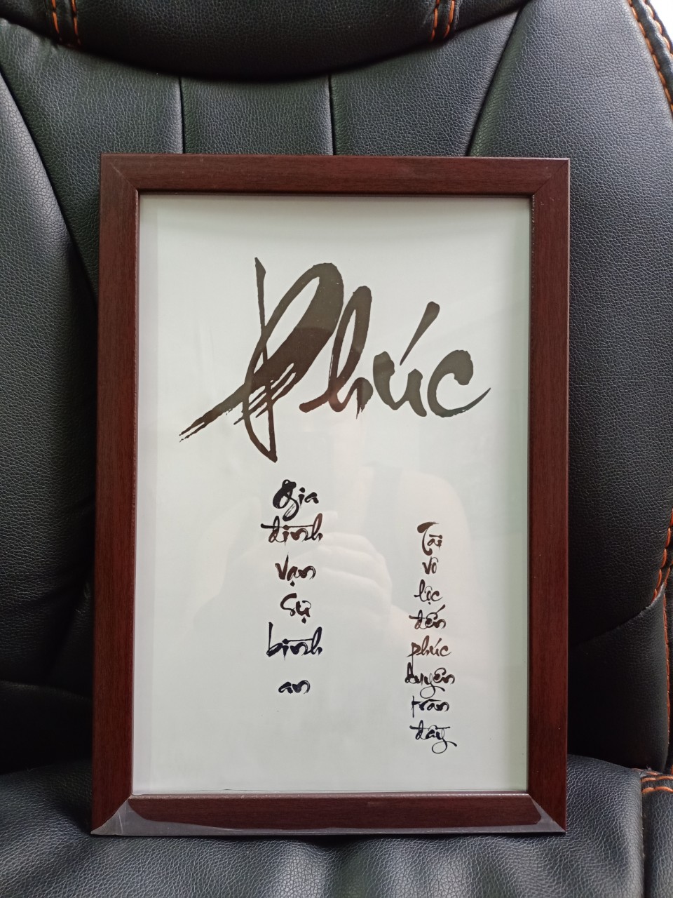 Bộ 3 Khung thư pháp - Phúc lộc thọ