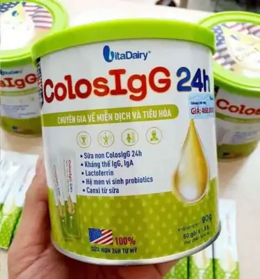 Sữa non Colos IgG 24h 90gr ( Hộp 60 gói )