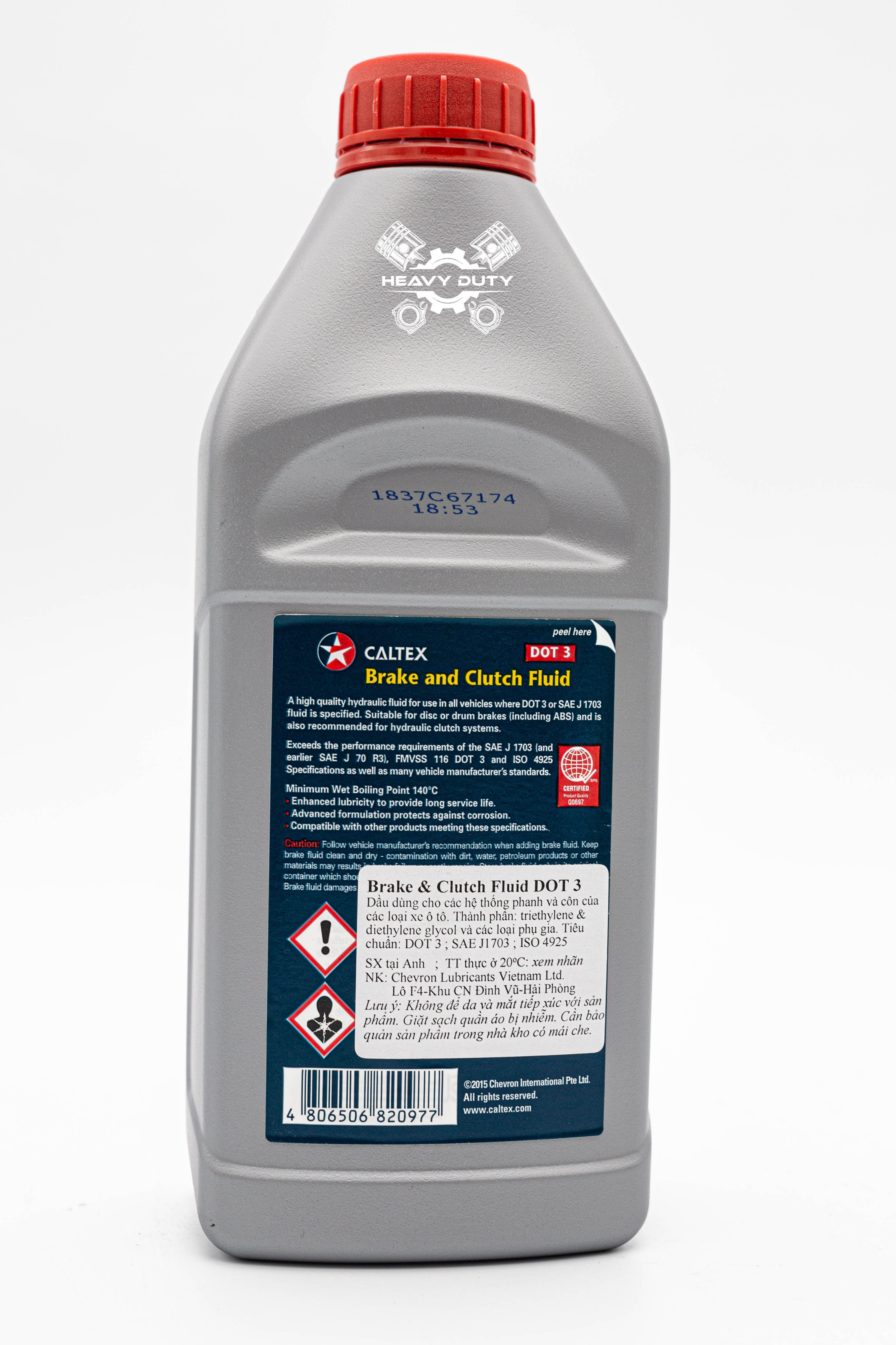 Dầu Thắng Caltex Dot 3 - Brake and Clutch Fluid DOT 3 1L