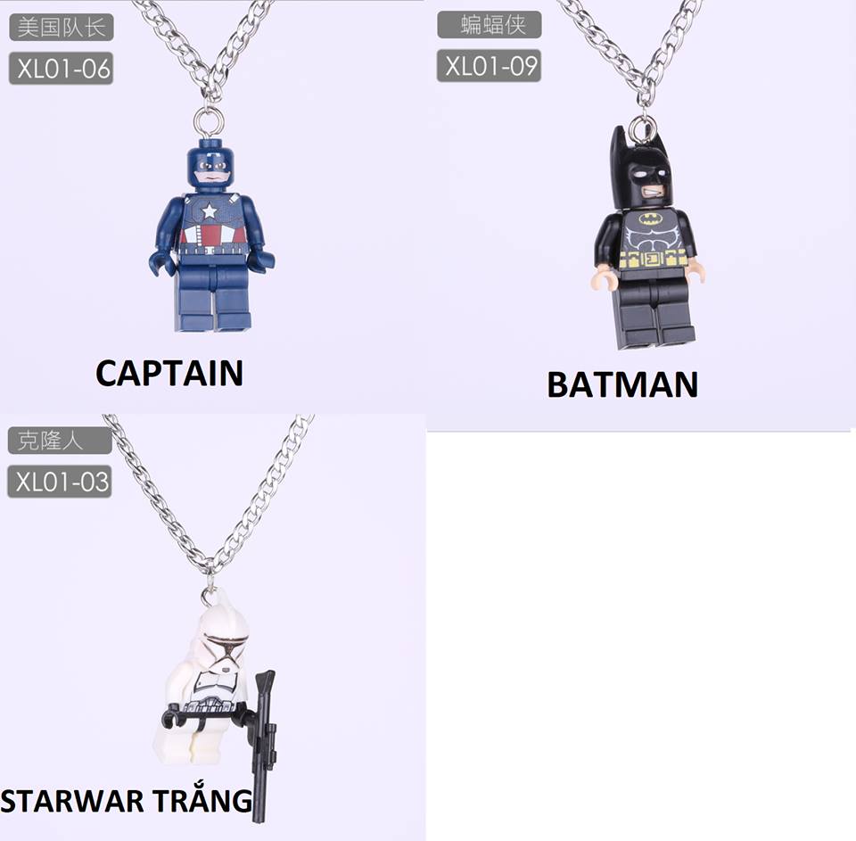 [HCM]Dây chuyền khối LEGO không gỉ