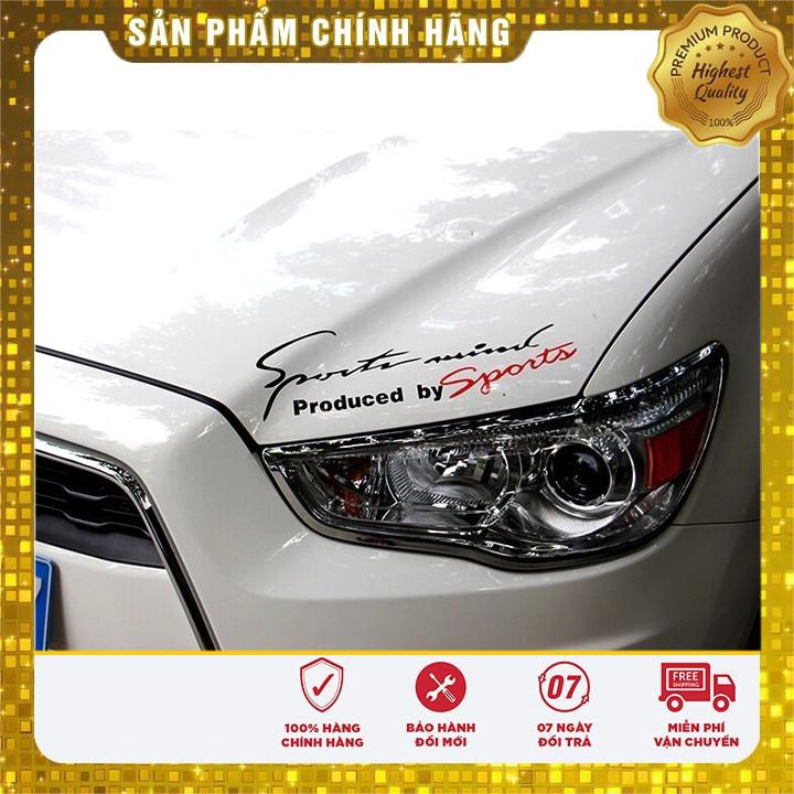 Tem dán decal Sport mind prodeced by Sports xe hơi ô tô đầy đủ màu sắc - Đồ Chơi Xe Hơi Chất Lượng