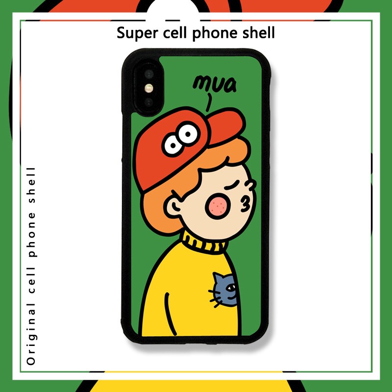 Ốp lưng iphone cao cấp cậu bé mũ vàng iphone6/ iphone 6 plus/ iphone 7/ iphone 7plus/ iphone 8/ iphone 8plus/ iphone X/ iphone Xs max/ iphone 11/ iphone 11 pro/ iphone 11 pro max