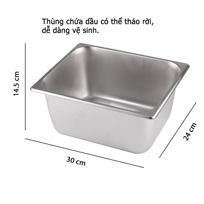 [HCM]Bếp Chiên Nhúng Công Nghiệp  7hitech