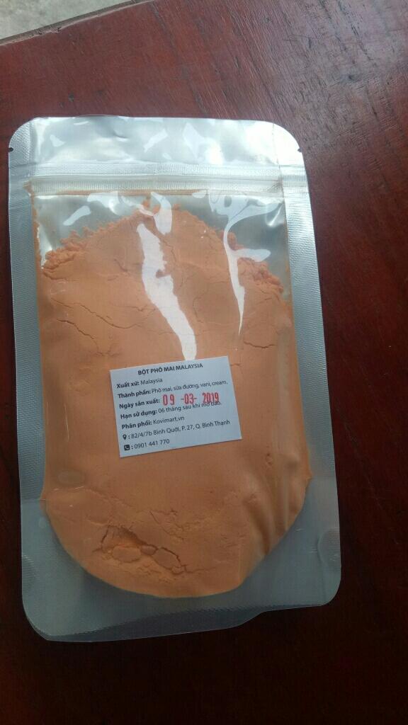 Bột phô mai lắc Malaysia nhập khẩu 100g