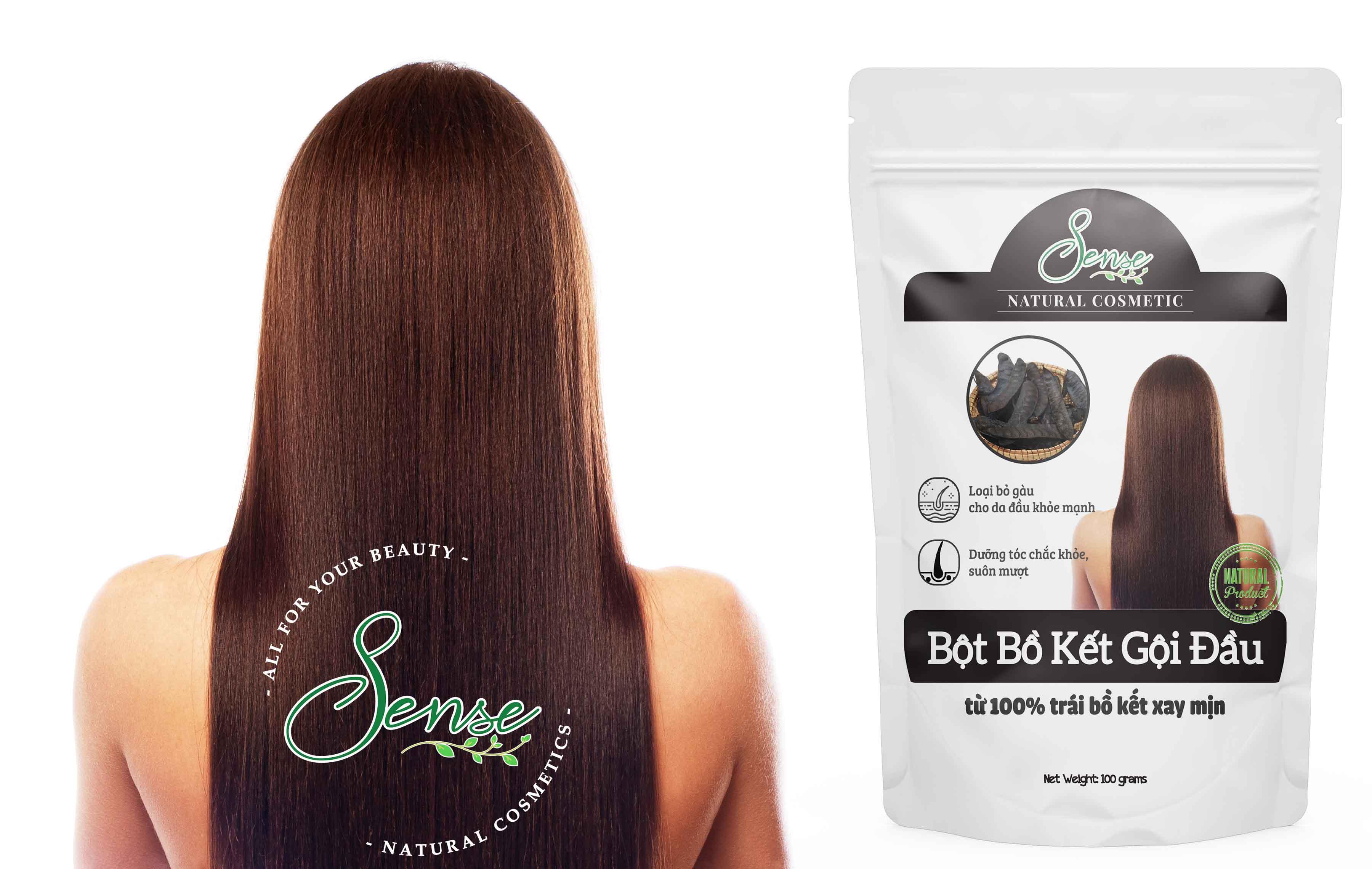 Bột Bồ Kết Gội Đầu Sense - Gói 100g