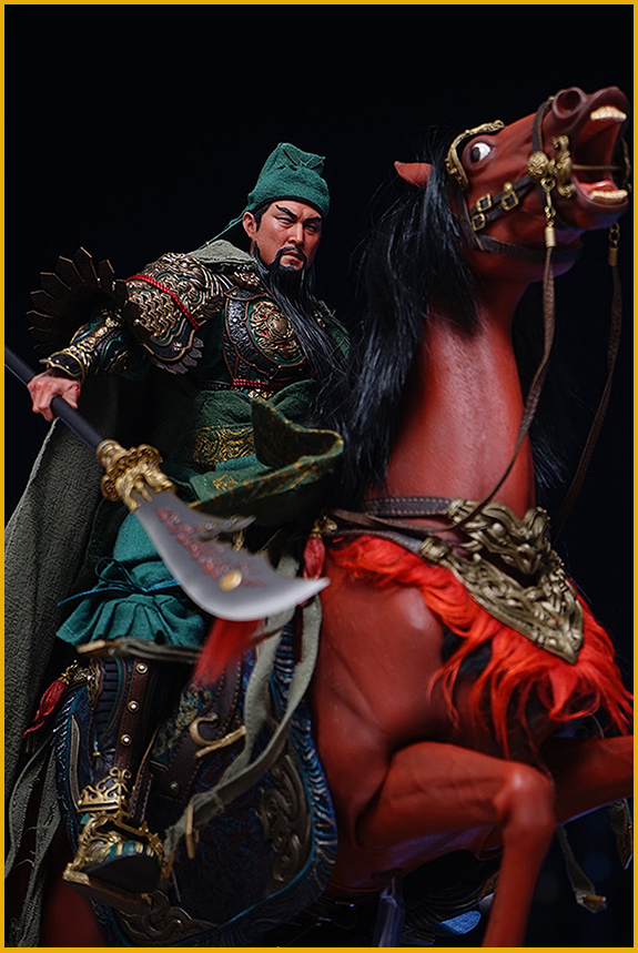 Tranh Quan Vũ Quan Công Vân Trường chất liệu bóng kiếng hoặc nhám kim sa QuanVu006