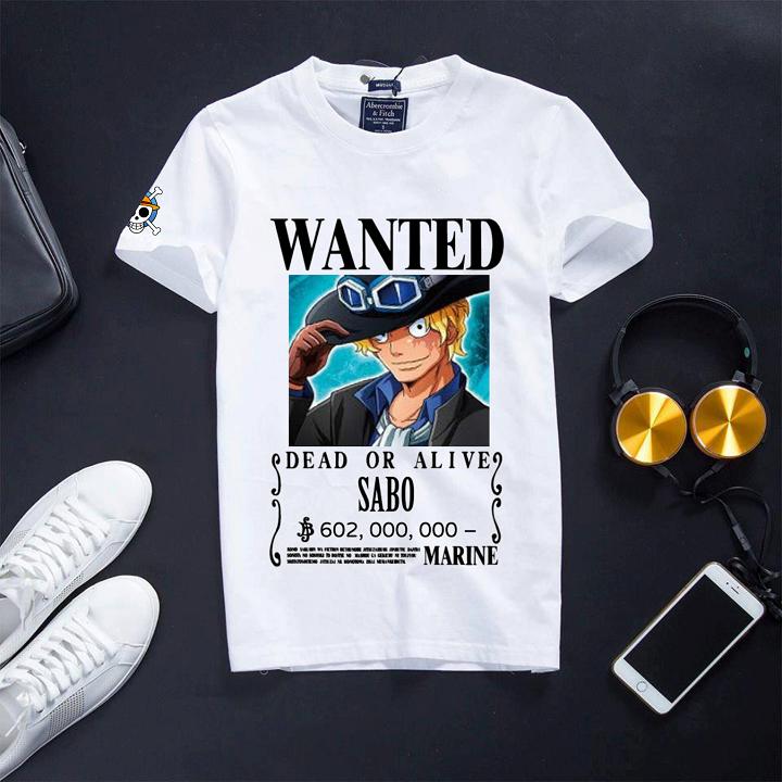 Áo Thun One Piece In Hình - Wanted Sabo