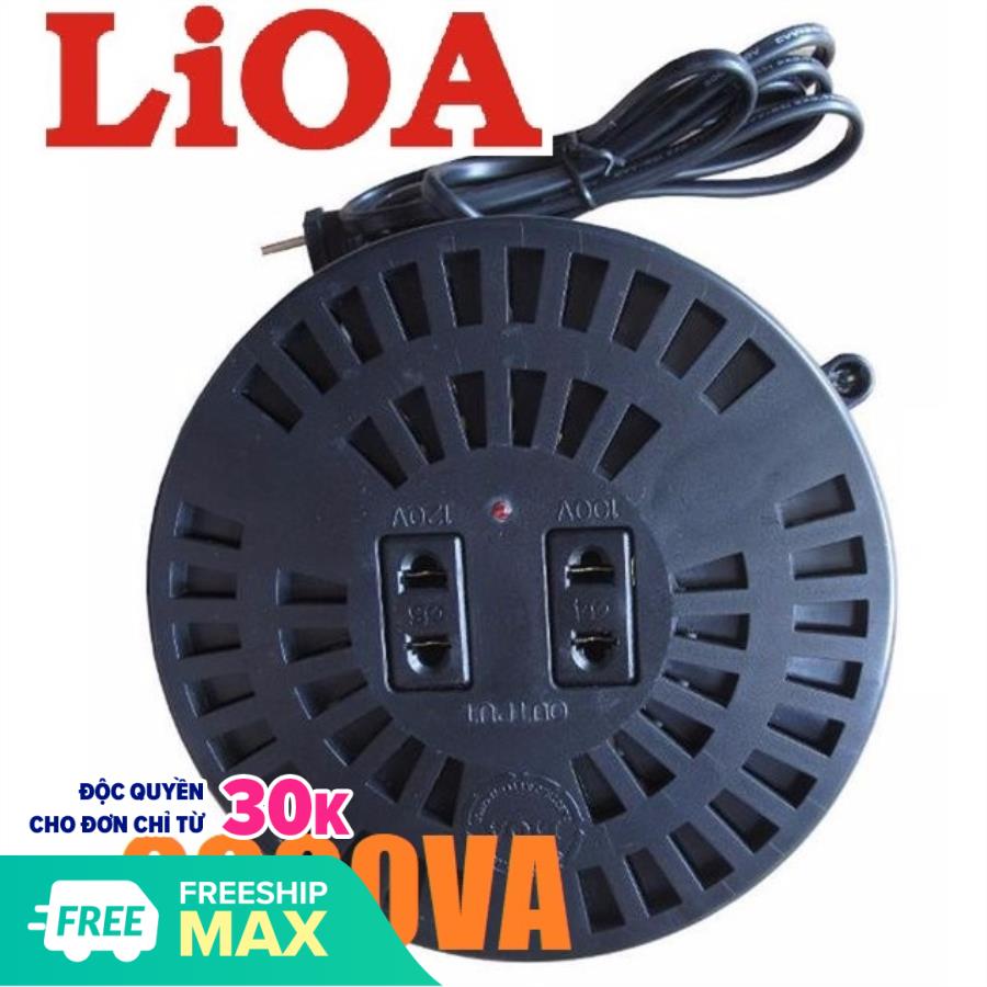 Biến áp LIOA 2000VA đổi nguồn 220V ra 100V-120V