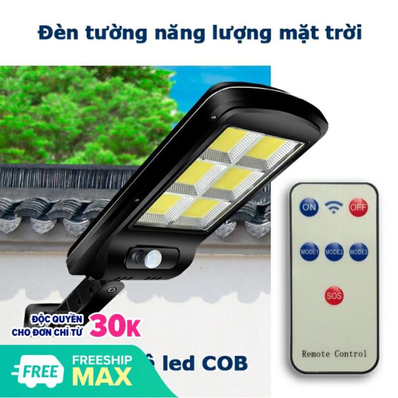 Đèn năng lượng mặt trời 100LED COB có 3 chế độ sáng, Chống Nước
