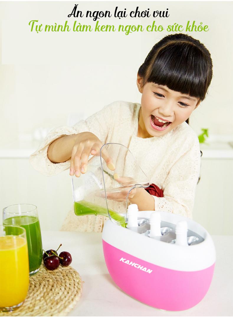 Máy làm kem trái cây tươi Kahchan (Xanh)