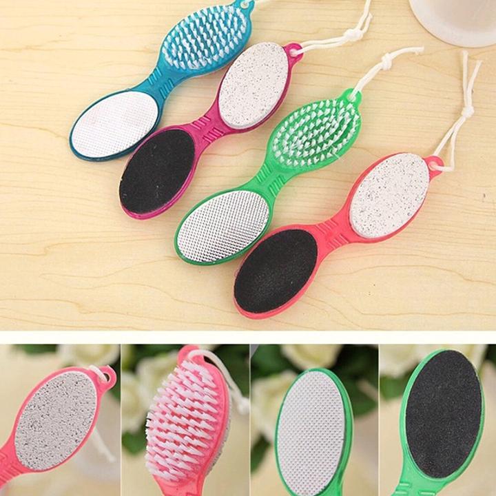 Bàn chải chà gót chân 4 trong 1