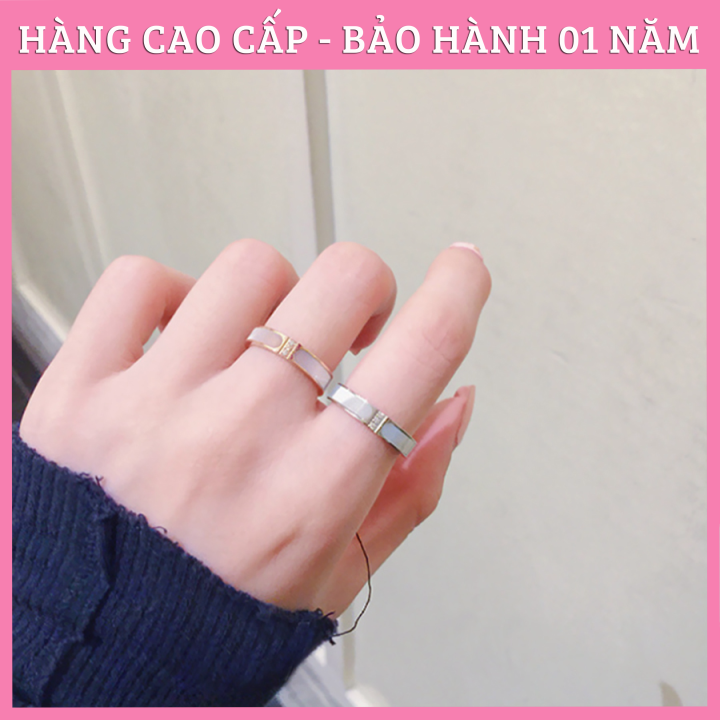 NHẪN TITAN XÀ CỪ THỜI TRANG HÀN QUỐC TC106