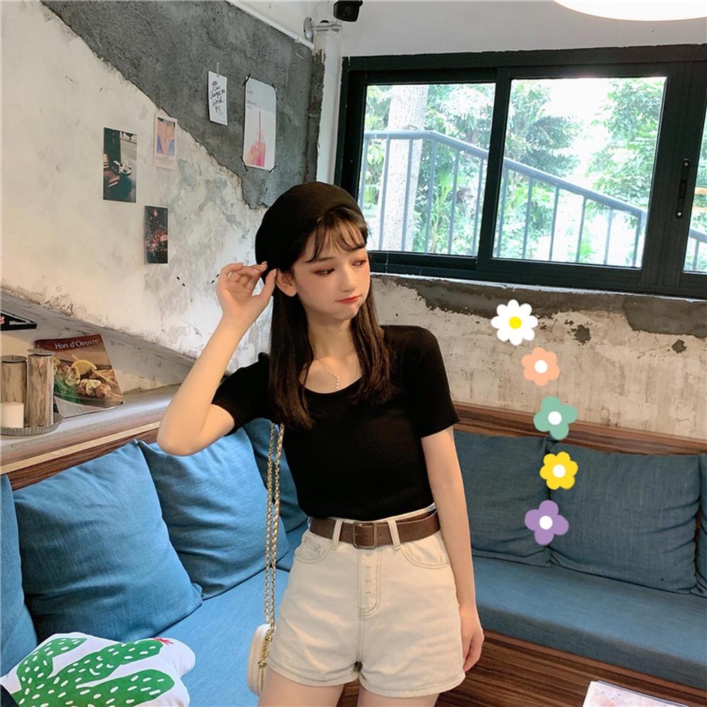 ÁO THUN NỮ CỔ TRÒN FORM BODY