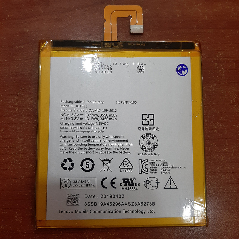 Pin Lenovo IdeaTab Tab 2 A7-10F Zin