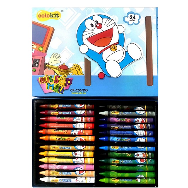 Sáp màu Thiên Long CR-C06/DO (24 màu)