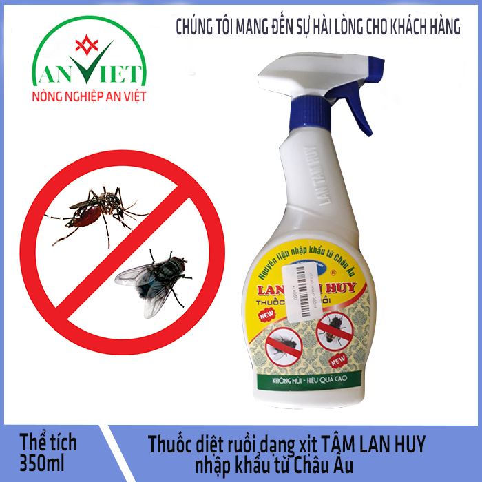 Thuốc xịt ruồi Lan Tâm Huy, chai 350ml, thuốc diệt ruồi hiệu quả nhất hiện nay