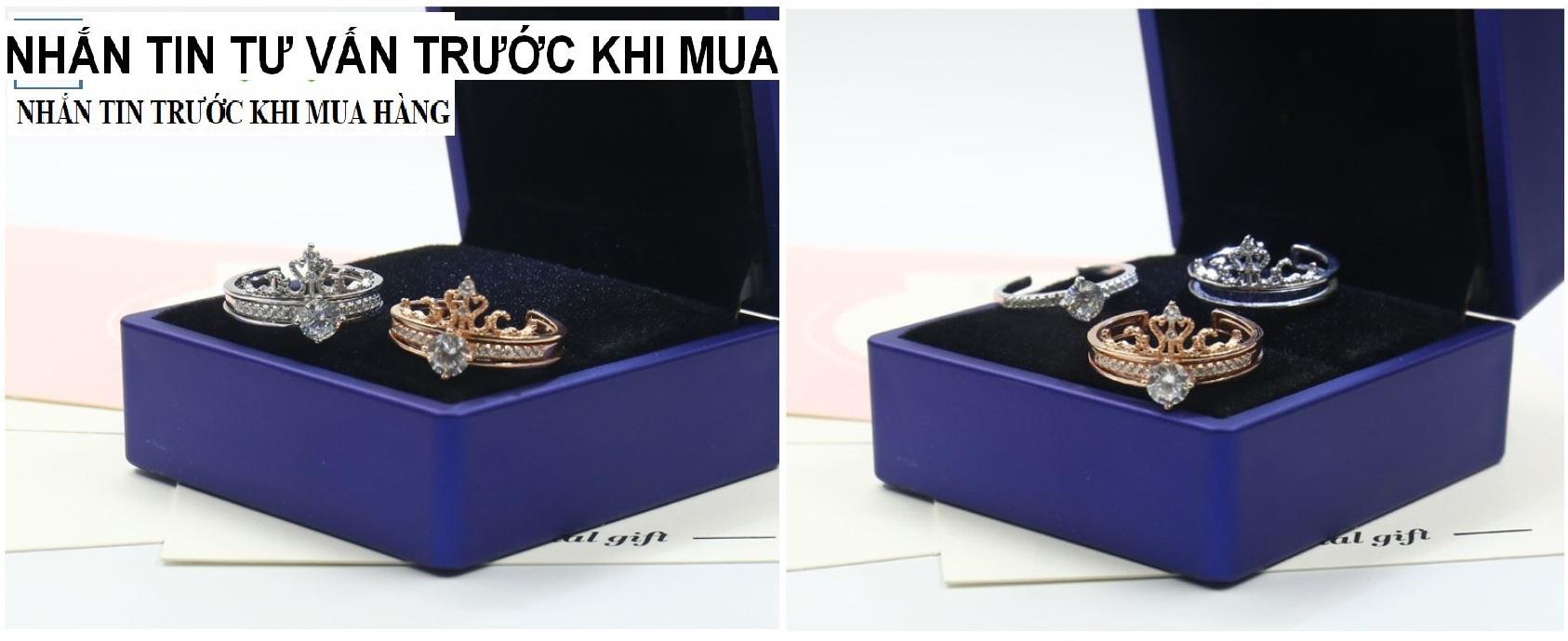 NHẪN VƯƠNG MIỆN LẤP LÁNH HÀN QUỐC CHẤT LƯỢNG. MUA 5 TẶNG 1. ( NHƯ HÌNH 100 % )-( KIỂM TRA KĨ LƯỠNG TRƯỚC KHI GIAO )