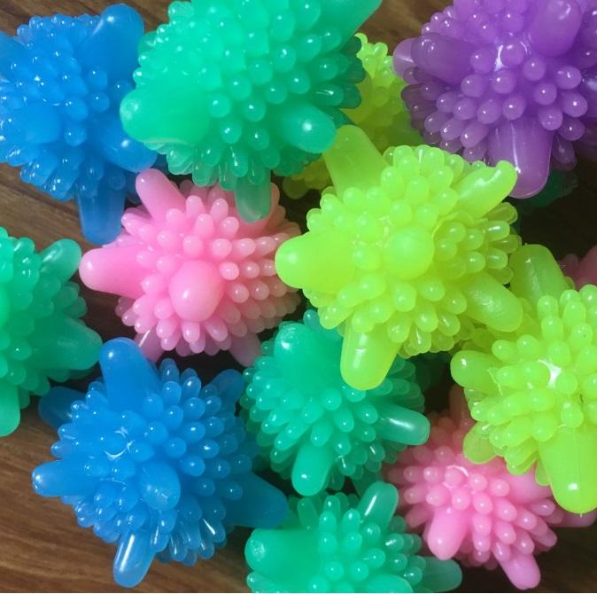 Bóng giặt cao su cầu gai giặt phẳng quần áo - Bóng ion giặt sạch đồ dùng cho máy giặt