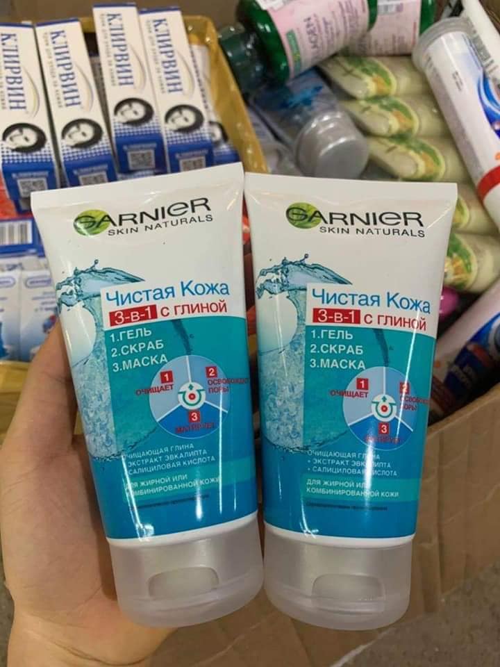 Sữa rửa mặt Garnier Nga