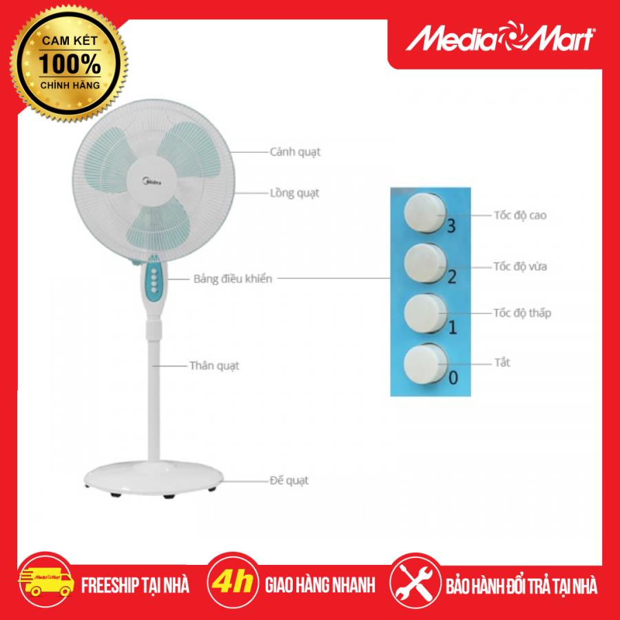 Quạt cây Midea FS40-15Q