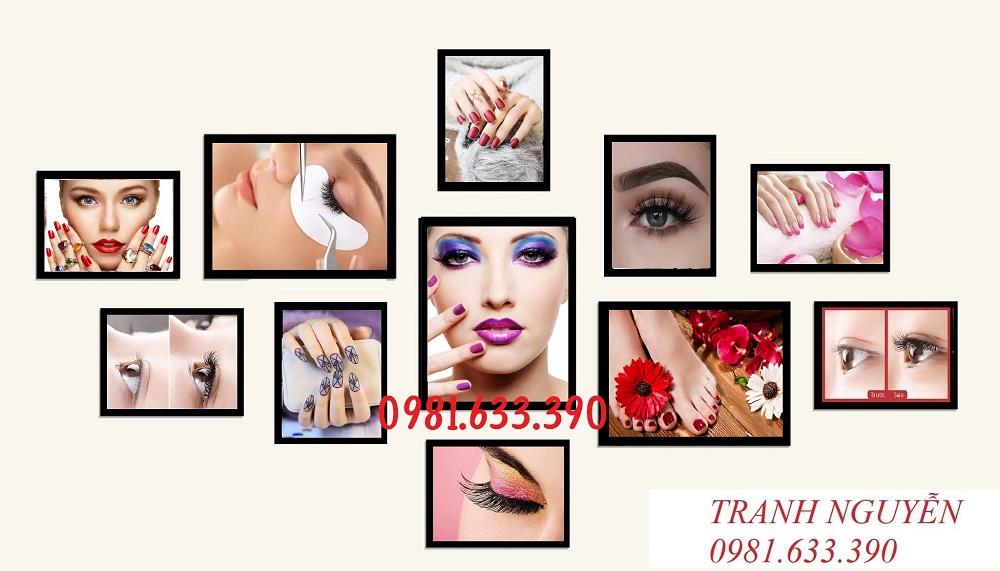 BỘ 11 TRANH NAIL, NỐI MI, SPA