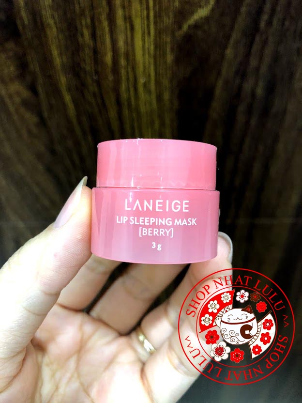 ( Mẫu mới ) Mặt nạ môi LANEIGE Lip Sleeping Mask [ Berry] - Mini Size 3gr | Laneige