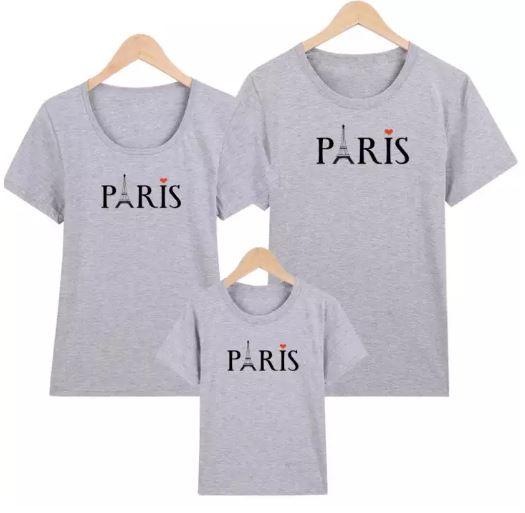 [HCM][MẪU BÁN CHẠY] Áo thun gia đình in hình PARIS (ĐỦ MÀU) - Giá Trên là giá cho 1 chiếc áo