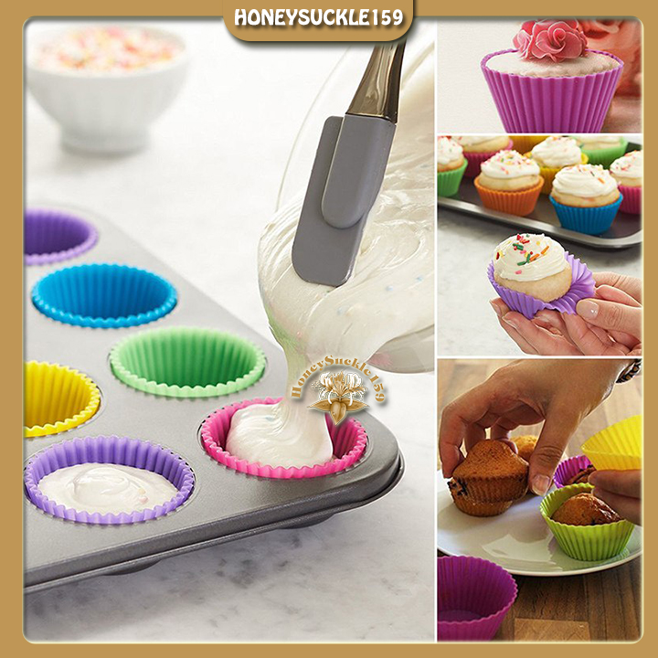 03 Khuôn Cupcake Silicon