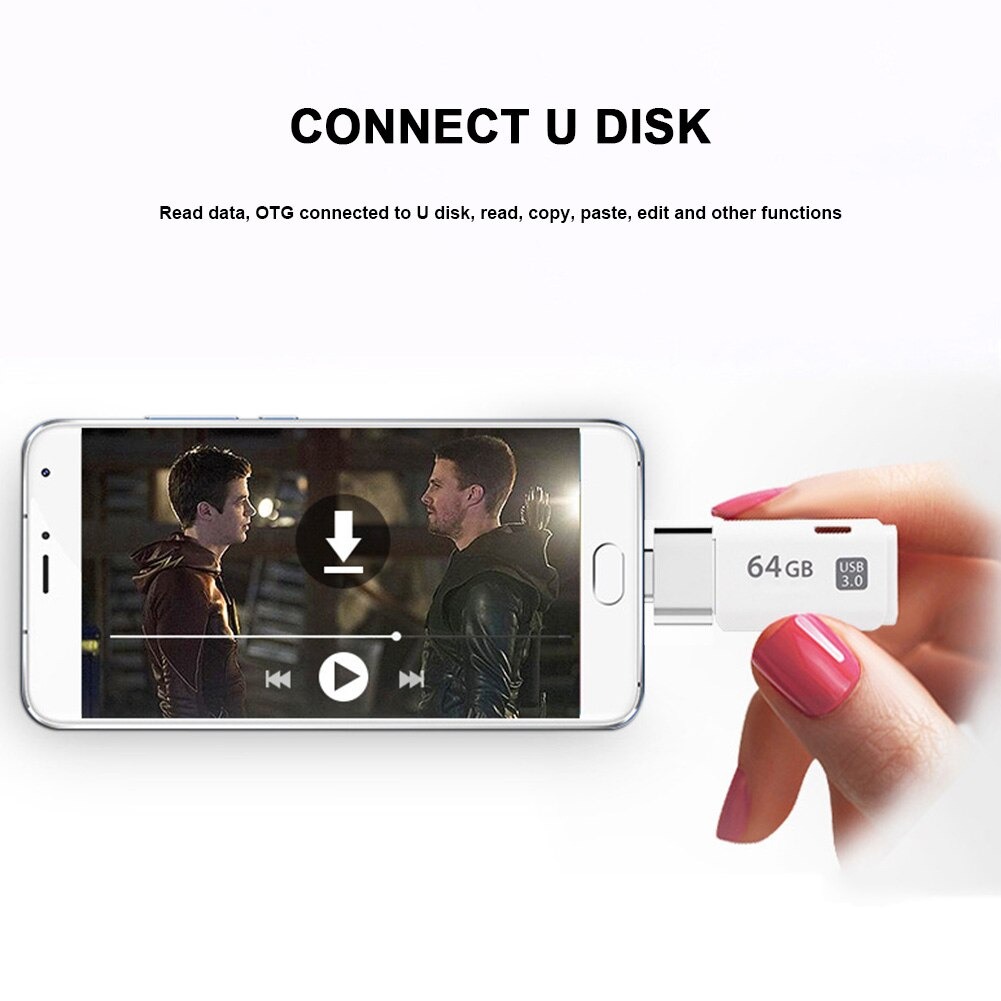 OTG Adapter Micro USB To USB Connect Android Phone Peripherals Handheld Keyboard Drive