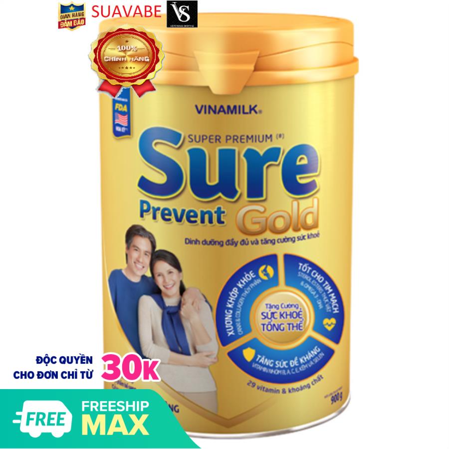 Sữa bột VINAMILK Sure Prevent 900g