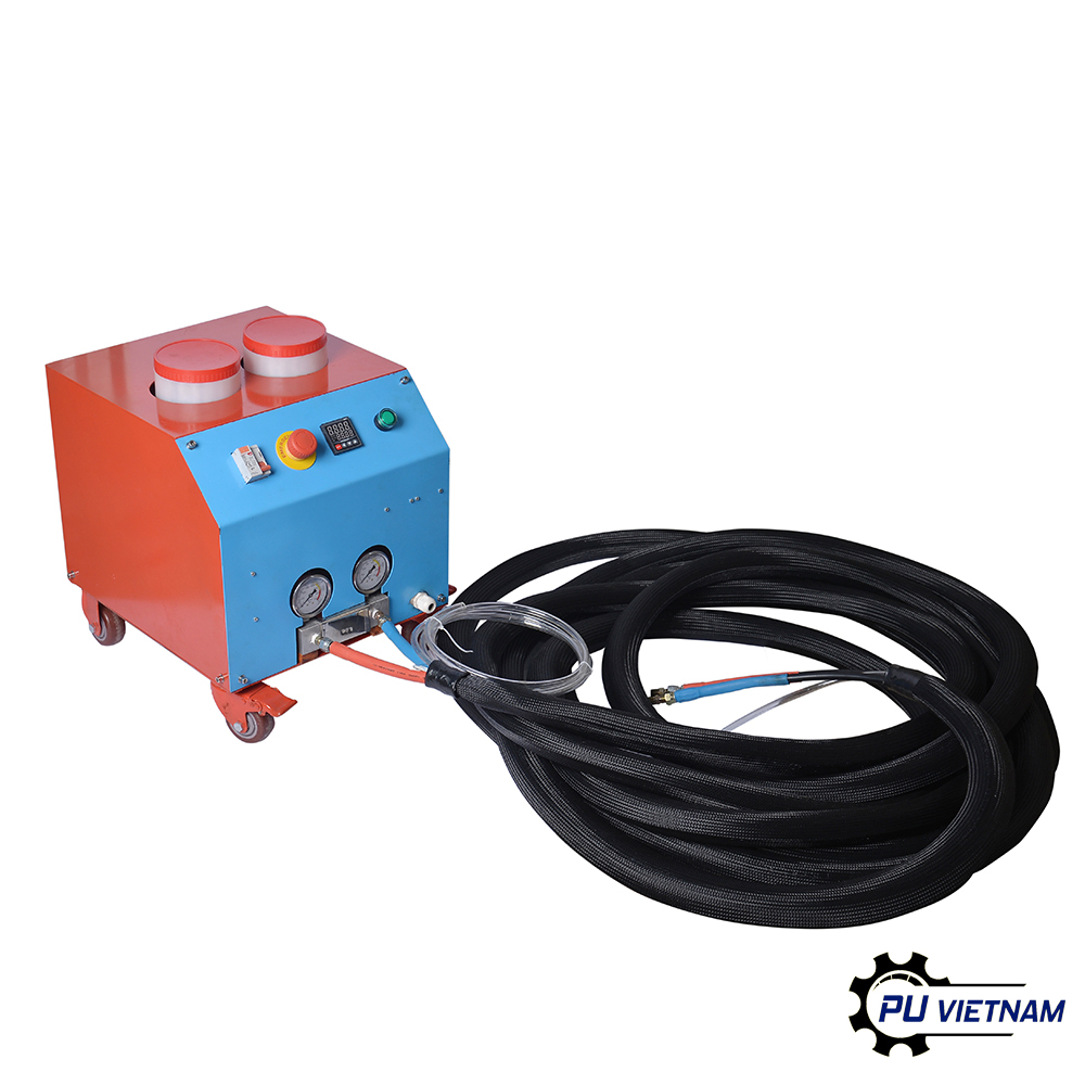 Máy phun foam xốp polyurethane cách nhiệt