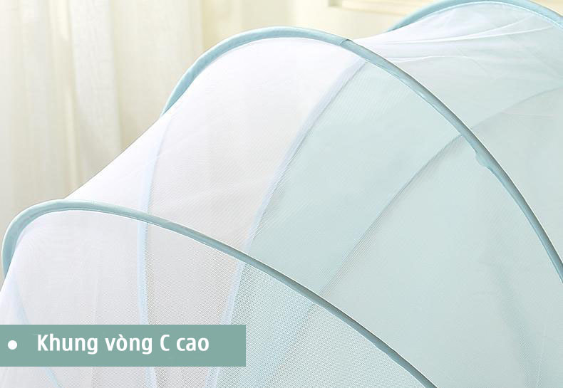 Màn Ngủ Chống Muỗi Cho Bé Gấp Gọn Thế Hệ Mới