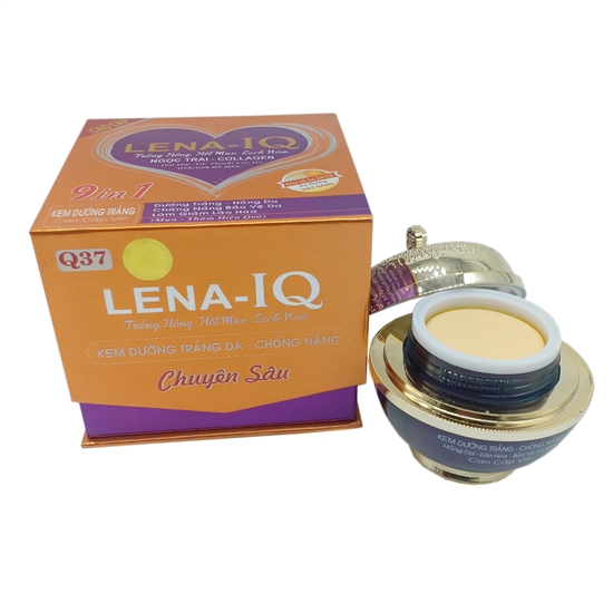 Kem dưỡng trắng da chuyên sâu lena-iq q37 vip