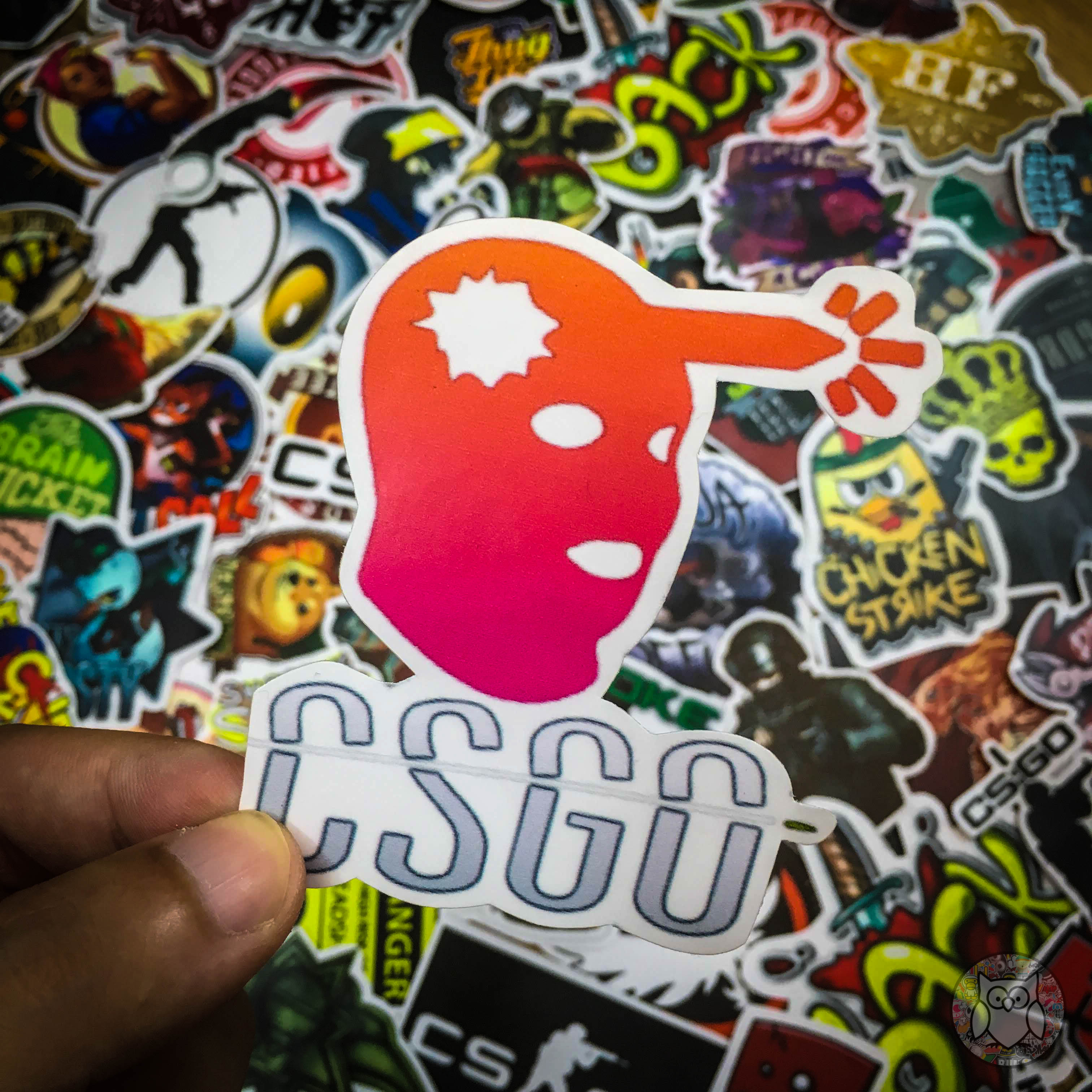 [HCM]Bộ hình dán trang trí chủ đề Game CS:GO sticker pvc