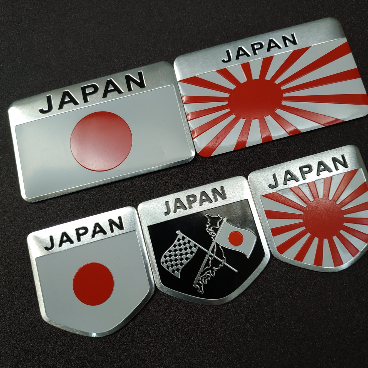 Tem Nhôm dán xe cờ Nhật Bản Japan