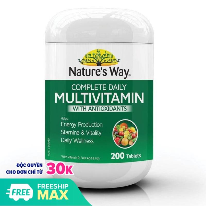 Nature’s Way Complete Daily Multivitamin Vitamin Tổng Hợp Và Tảo Biển 200v nhập khẩu