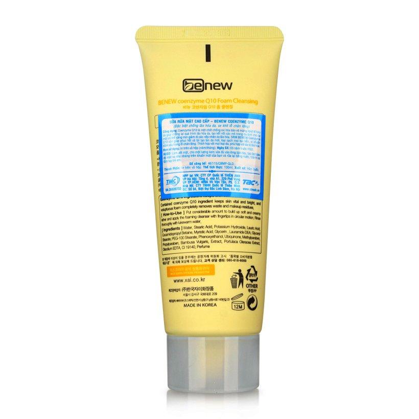 Sữa rửa mặt Benew Coenzyme Q10 Foam Cleansing 100ml
