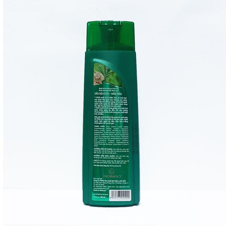 Dầu gội củ sả mần trầu Thorakao 400ml