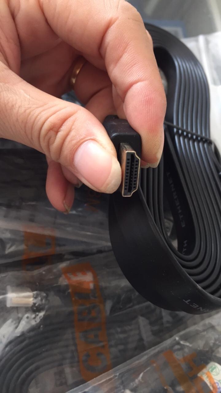 [HCM]Dây HDMi dài 1M - dây tròn - trơn - màu đen