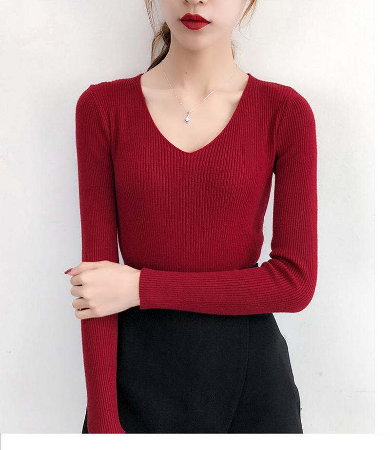 [HCM]Áo Len Tăm Cổ Tim Tay Dài Cuốn Biên