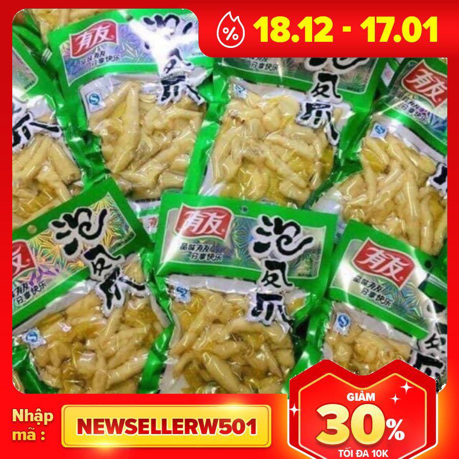 Chân gà yuyu cay 45k/ gói 180g(Xanh-cay)