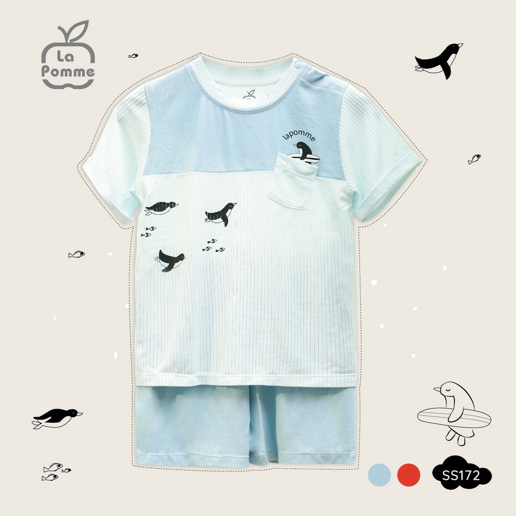 [LA POMME] BỘ CỘC BÉ TRAI CHIM CÁNH CỤT SS172