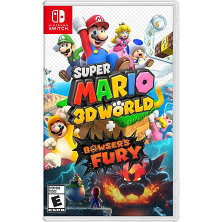 Đĩa game Switch - Super Mario 3D World + Bowsers Fury