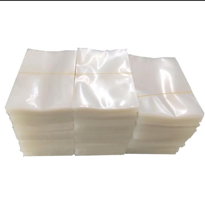 Bộ túi hút chân không 20x 26 cm - 1kg PA dai, 2 mặt trong dùng hút chân không bảo quản thực phẩm, thịt, cá