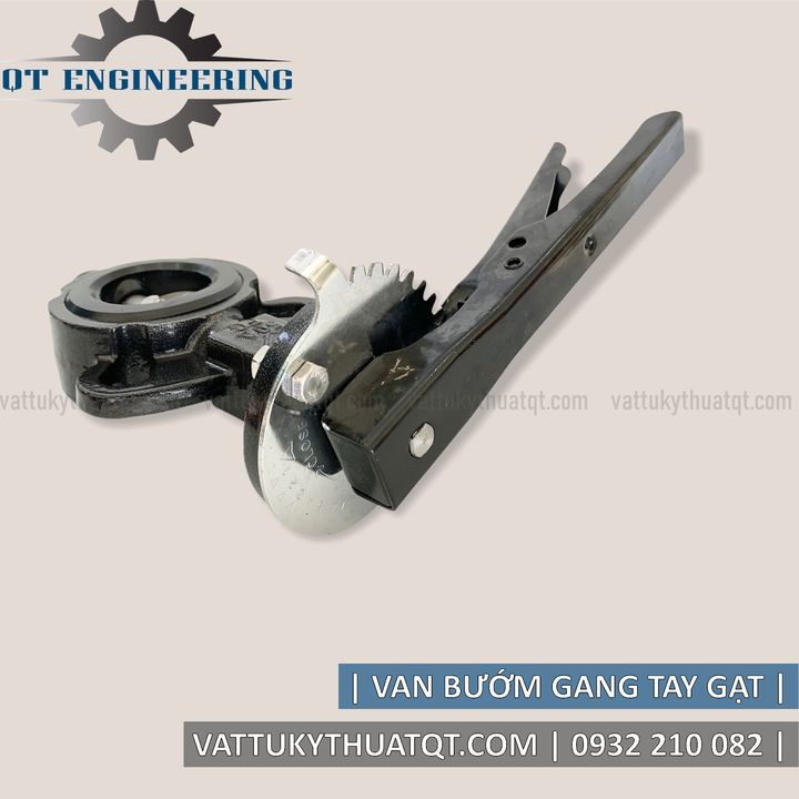 Van Bướm Gang Tay Gạt (SAMWOO KOREA-10K)- Phi 76mm - VATTUKYTHUATQT.COM