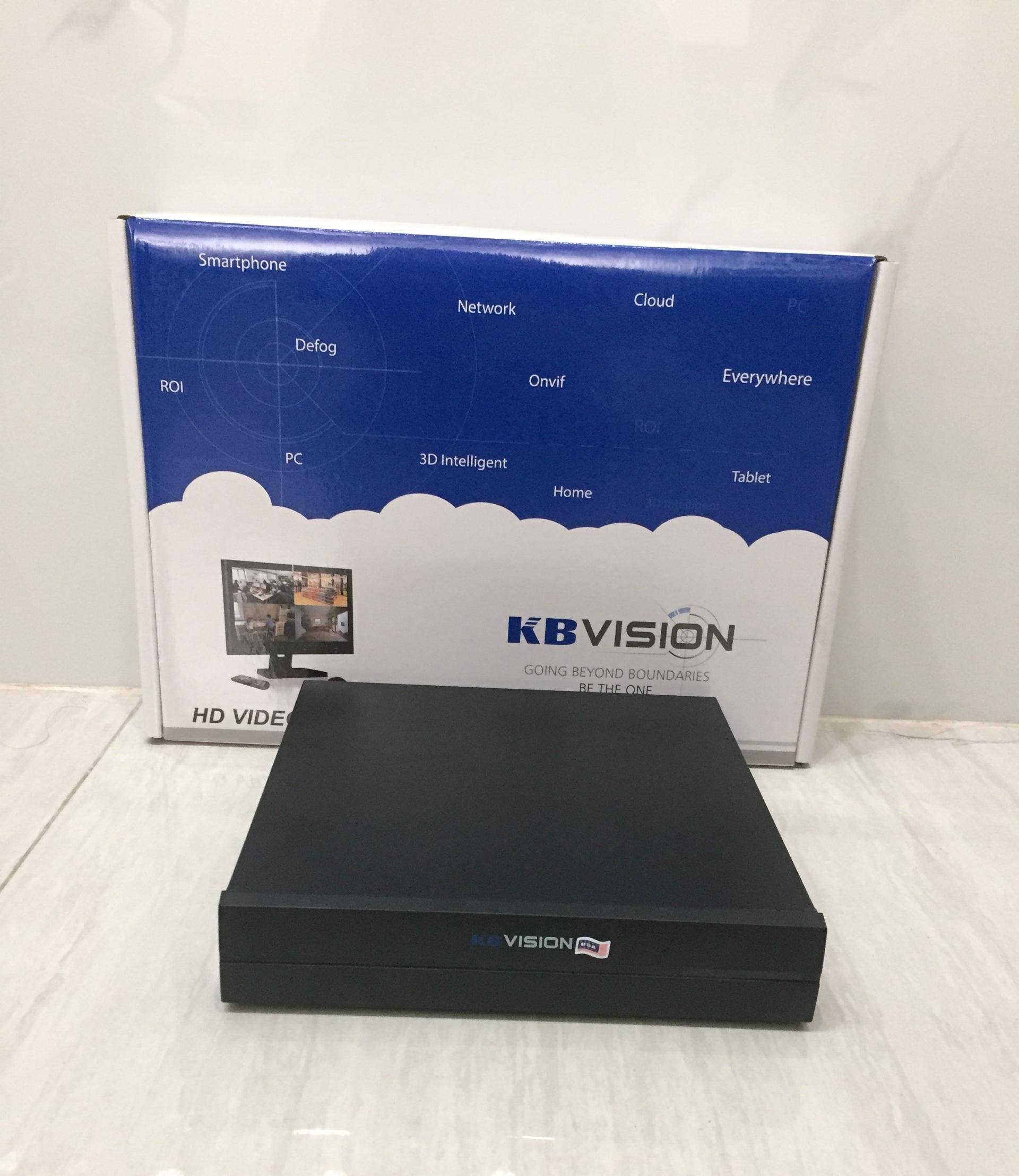 Đầu ghi hình KBVISION KX-A7108SD6 8 kênh HD 1080N + 2 kênh IP, 1 Sata, Audio 1/1, Onvif, kết nối 5 in 1
